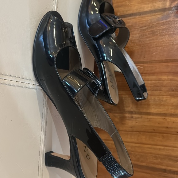 Anyi Lu black heels 37 1/2 - Picture 8 of 10